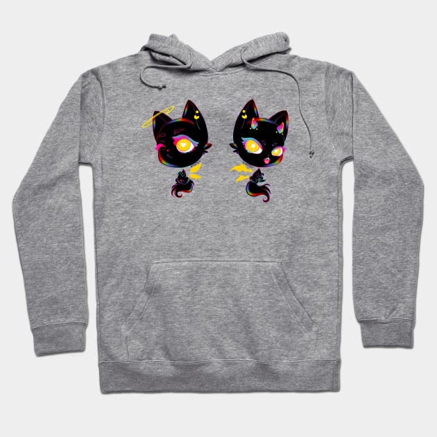 Witches Favorite Black Cats Hoodie by 3lue5tar